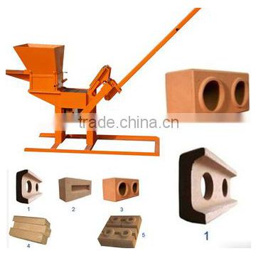 ODF manual hydraulic mobile brick making machine