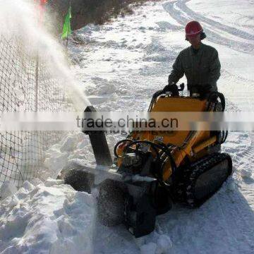 CE Certificated Skid steer loader with snow thrower