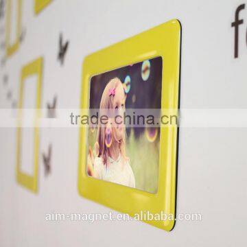 Custom Crystal Surface Wholesale Gifts Magnet Picture Frames Magnetic Photo Frame photo-2