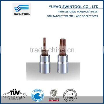 3/8"DR DRIVER BIT SOCKET (CR-V) (S2) ( TORQUE HEAD SCREWS)
