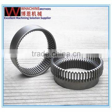 China Manufacturer Supply High Precision OEM service Steel Forged Ring Gear Made By WhachineBrothers ltd