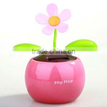 NEW Solar Powered Flip Flap Flower Plant