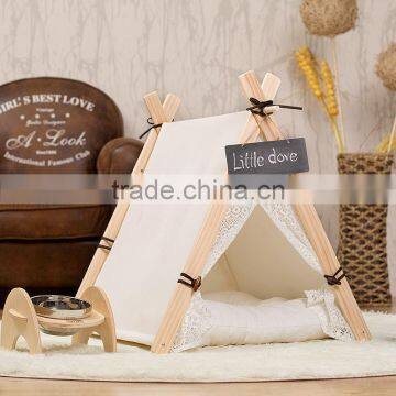 2016 Best-selling Dog Cat Pet Furry Babies House Bunk Bed Tent Carrier Cage Teepee Tipi Soft Factory for Wholesale photo-4