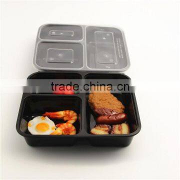 China Factory Direct Meal Prep 3-Compartment Food Containers, 10pack, Leak Proof Bento Lunch Food Box Container,Resturant photo-5