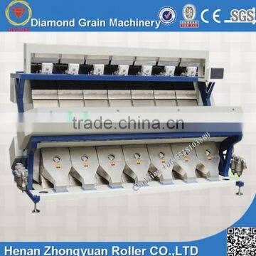 Super clear imaging, resolution ratio, color reduction well, CCD rice color sorter machine