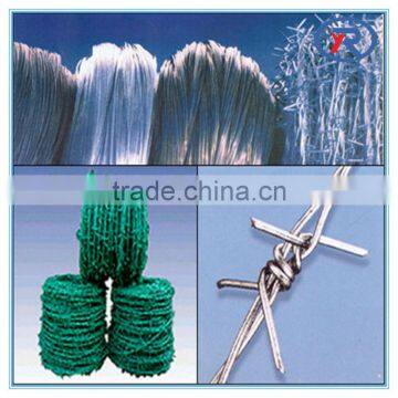 High Quality Low Price PVC Coated Barbed Wire For Security and Fencing Plastic Barbed Wire China Factory photo-3