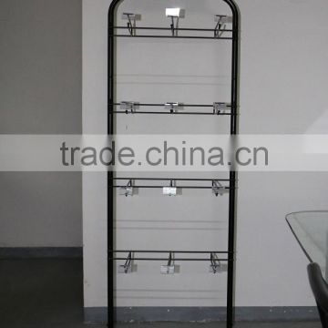 optional detachable spinning floor standing gloves rack