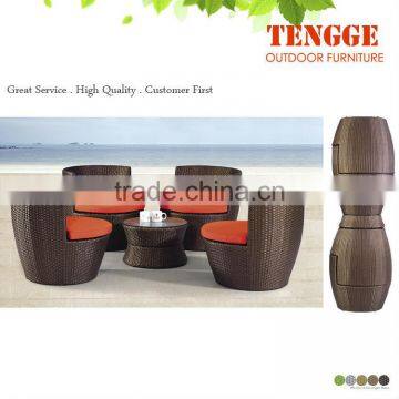 Bullet Shape Garden Rattan Furniture 107002