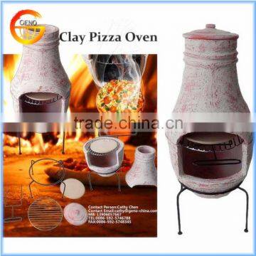 Classical wood burning outdoor clay high quality pizza oven italy