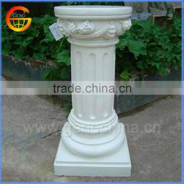 Popular designs fiberstone pillar, flower stand designs