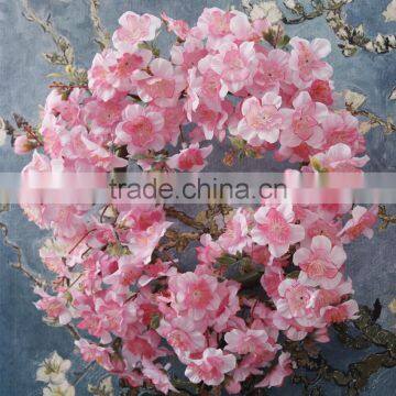 Home & Wedding Decor Silk Flowers Artificial Cherry Blossoms Artificial Garland photo-6