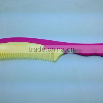 Plastic Double Color Hair Advanced Horn Comb photo-3
