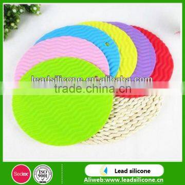 Circular And Wavy Shape Silicone Cup Mat