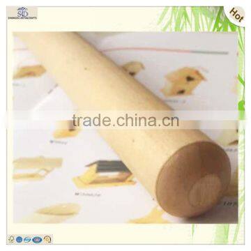 Handmade Instrument Grinding Rounding Poplar Wooden Rolling Pin photo-2