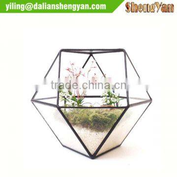 Large Glass Geometric Terrarium Container Wholesale photo-2