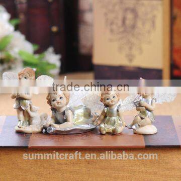 Qute baby angel figurines resin fairies figurines