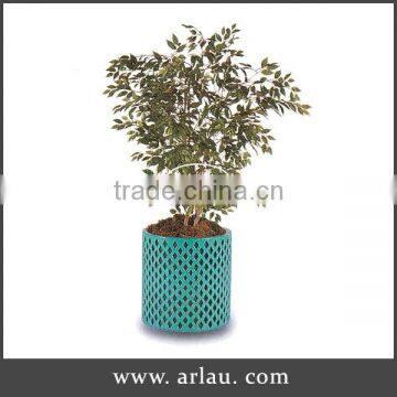 Cheap large flower pots metal stackable planter