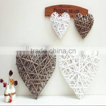 2017 Party Decoration Woven Wicker Heart photo-4