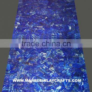 Semi Precious Lapis Lazuli Slab, Kitchen Wall Slab