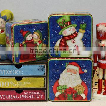 High Quality Popular Square Metal Tea Tin Canisters / Coffee Tin Box photo-2