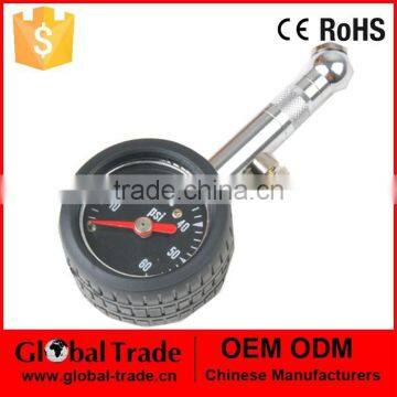 Mini Dial Tire Pressure Gauge.Professional Dial Type Tire Tread Depth Gauge.A1591
