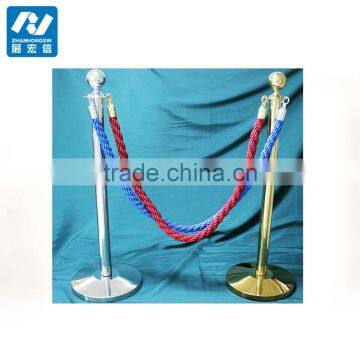 rope stand / portable crowd control post / braided rope stanchion