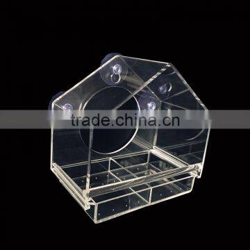 Plexiglass Pmma Opening Window Bird Feeder photo-4