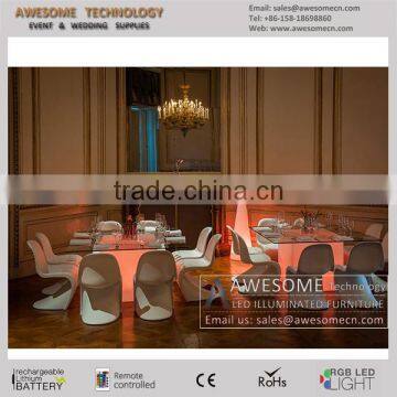 Luxury Led Glowing Restaurant Dining Table TP800 photo-2