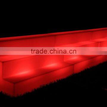 PE Plastic Led Warehouse Bar Display/ Stair Stackable Wine Racks photo-6