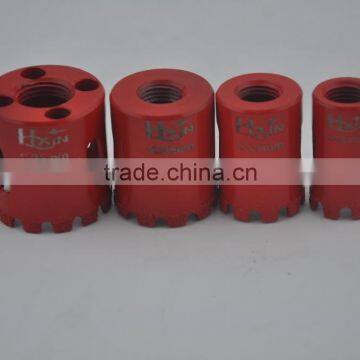 Brazed diamond core drill bit /special shank drill bit