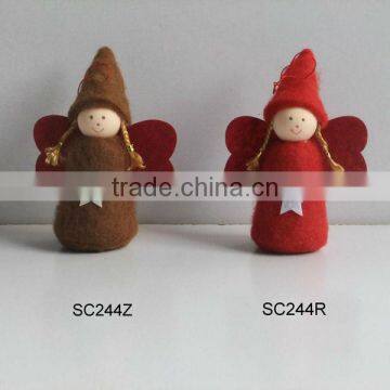 Christmas felt person standing decoration