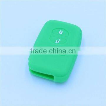 for Toyota Land Cruiser Prado(2010) Camry Highlander Prado Silicone 3 Buttons Car Remote Fob Shell Key Holder Case Skin Cover photo-3