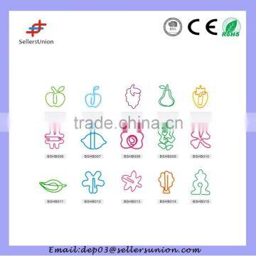 Promotional Gifts Stationery Supplies Funny Heart Shape Paper Clips