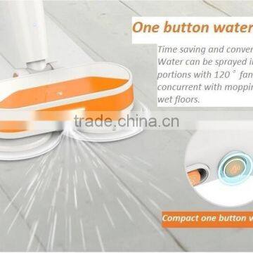 MOPA 2016 cordless dual spin electric mop with water spray and waxer spray functions