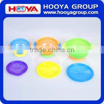 New Design Plastic Baby Feeding Snack Bowl Set