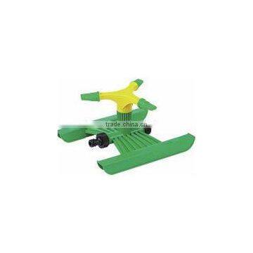 HOT SELL CS-plastic lawn sprinkler with H base for lawn and garden