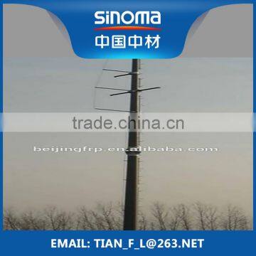 FRP composite pole for the electronic transmission and distribution