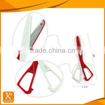 5" High Quality Plastic Handle Office Paper Cutting Scissors photo-2