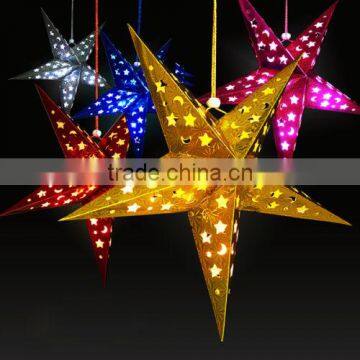 Cheap 2016 Xmas String Hanging 30 45 60cm Star for Christmas Party Decoration Christmas Tree Ornament photo-2