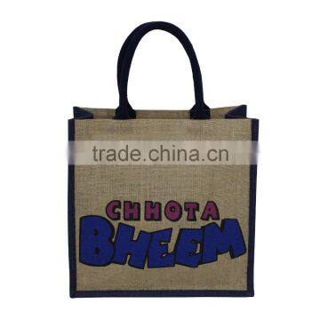 Jute Printed Shopping Bag