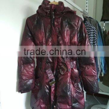 GZY Slim and Fashion Model Middle East Goose Down Jacket Women Fashion Double Layer Stock Guangzhou Factory 2017 Heavy Latest photo-2