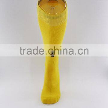 Yellow Knee High Nylon Football Socks Men photo-4