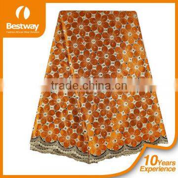 International Standard Competitive Price High Quality African Swiss Lace Fabrics SL0350 photo-5