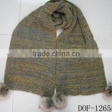 Hot Knitted Acrylic Fantastic Popular Hot Scarf for Winter photo-5