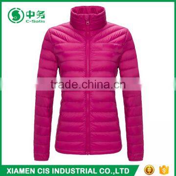 Latest Fashion Winter Ultra Light Slim Fit Woman Black Padded Jacket photo-2