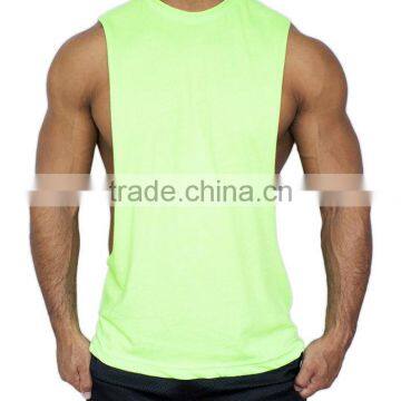 Wholesale Classic Plain Men Gym Tank Tops photo-2