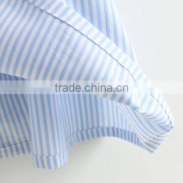 Girls Striped Shirt Parental Clothing 2017 Summer New Children's Clothing Baby Leopard Shirt Mothers Shirt photo-5