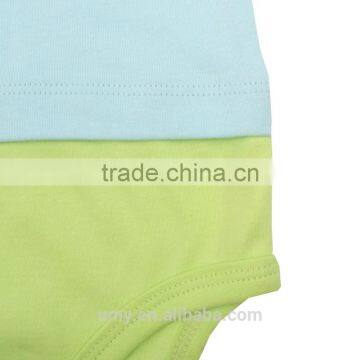Summer Baby Boy Collar Short Sleeve Clothes Little Car Design Plain Baby Rompers photo-6