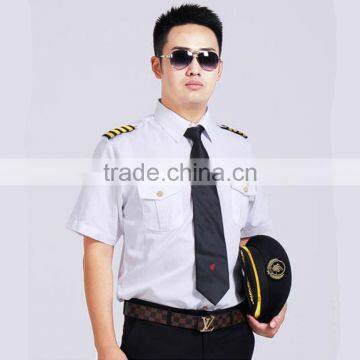 OEM Service Supply Type Good Quality Cheap Pilot Uniform Airline Shirt photo-4