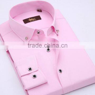 OEM Multi Colour Long Sleeve Polyester And Cotton High Quality Blank Latest Shirt Designs For Men photo-2